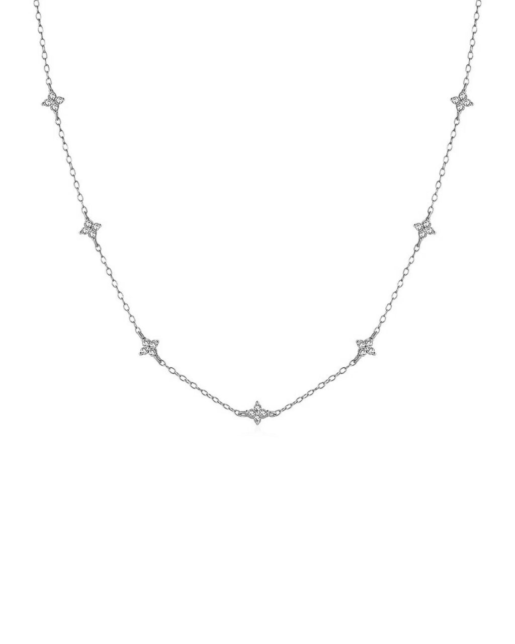 Kali Necklace Silver with Rhodium Plated 925 Sterling Silver