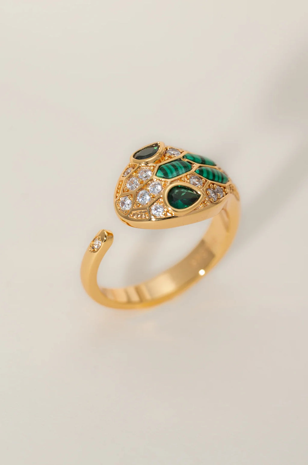 Bague serpent royale