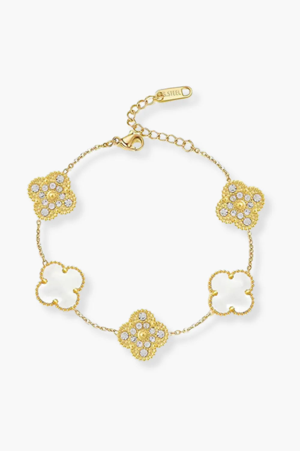 Bracelet Aussie Luxe | Or blanc