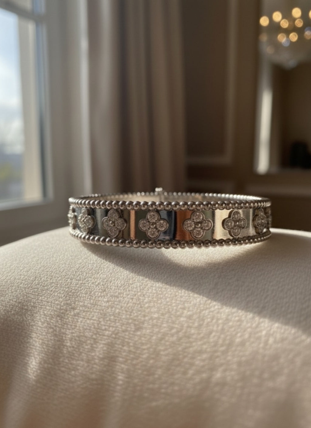 Aussieluv Floral Diamond Bangle.