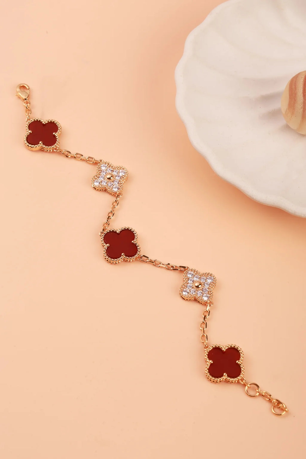 Red & Gold Delight Bracelet