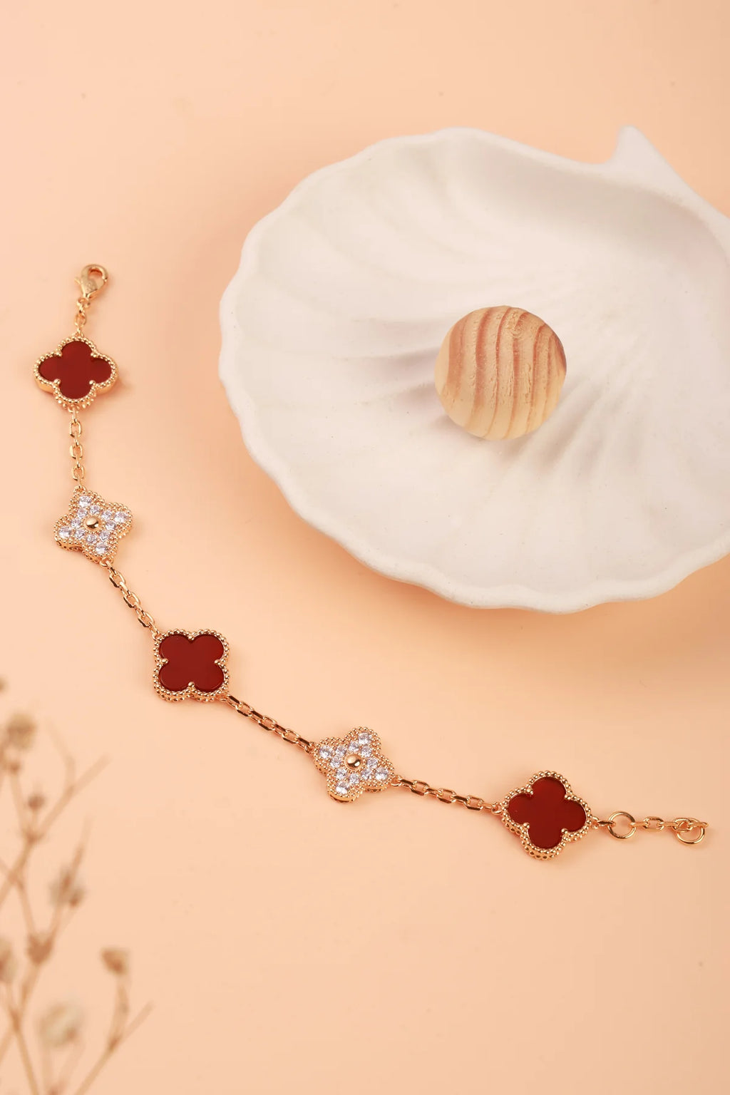 Red & Gold Delight Bracelet