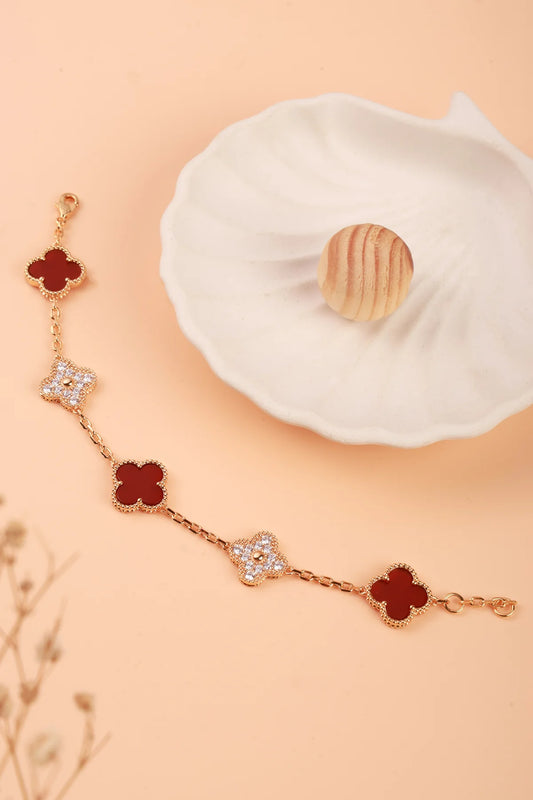 Red & Gold Delight Bracelet
