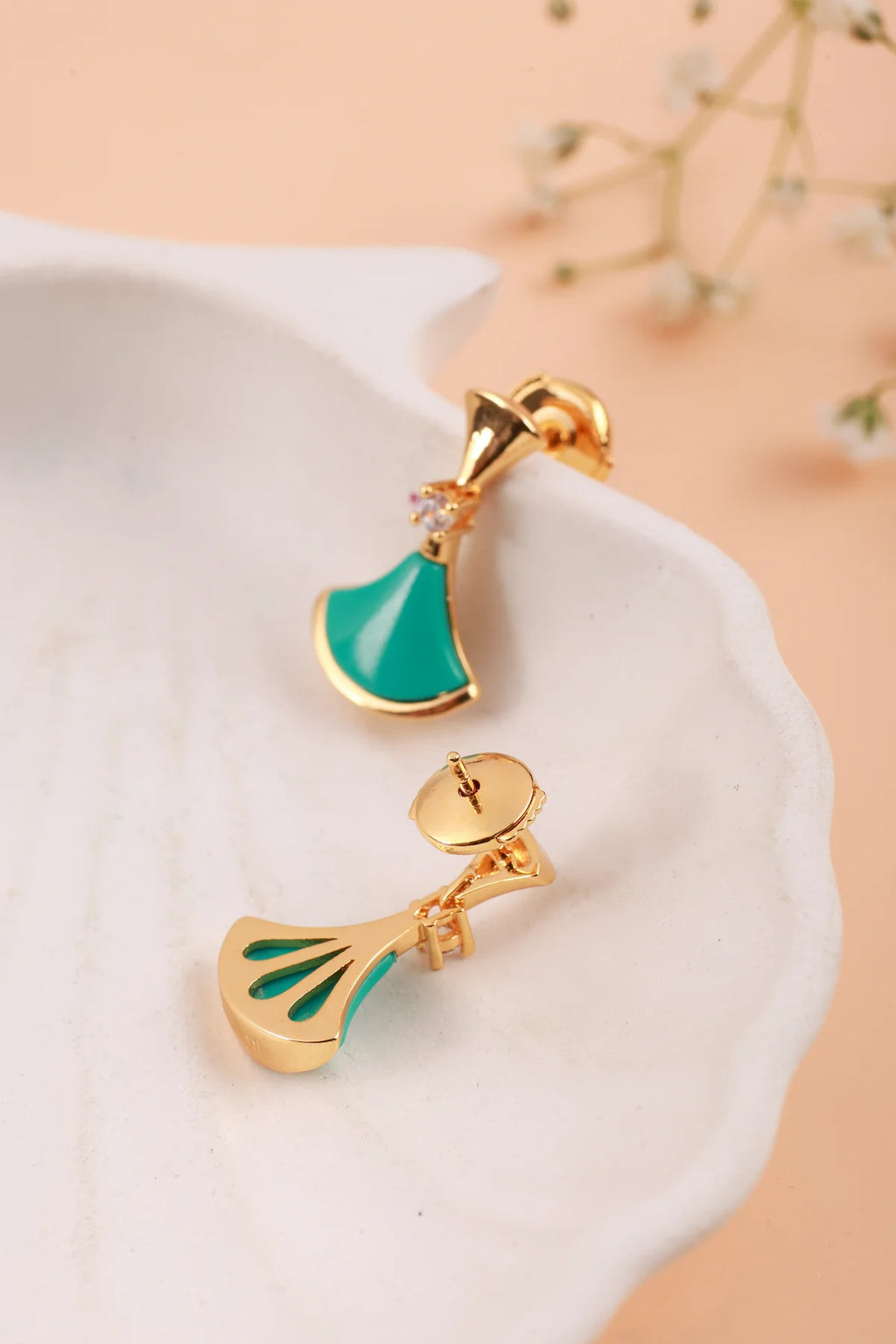 Alaria Teal Earrings