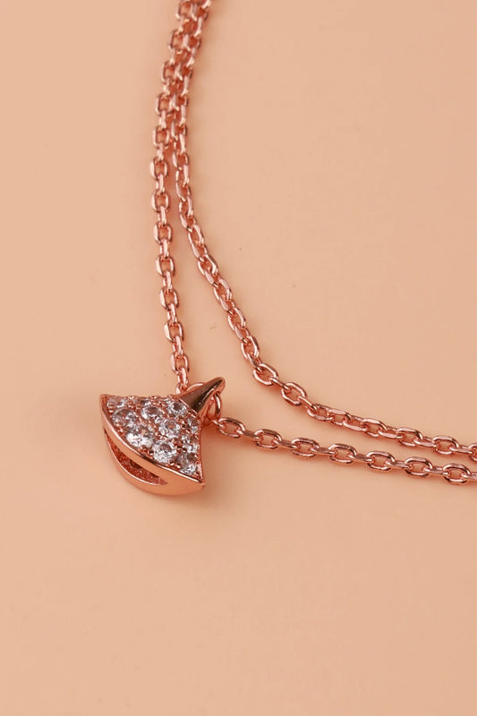Rose Gold Noir Bracelet
