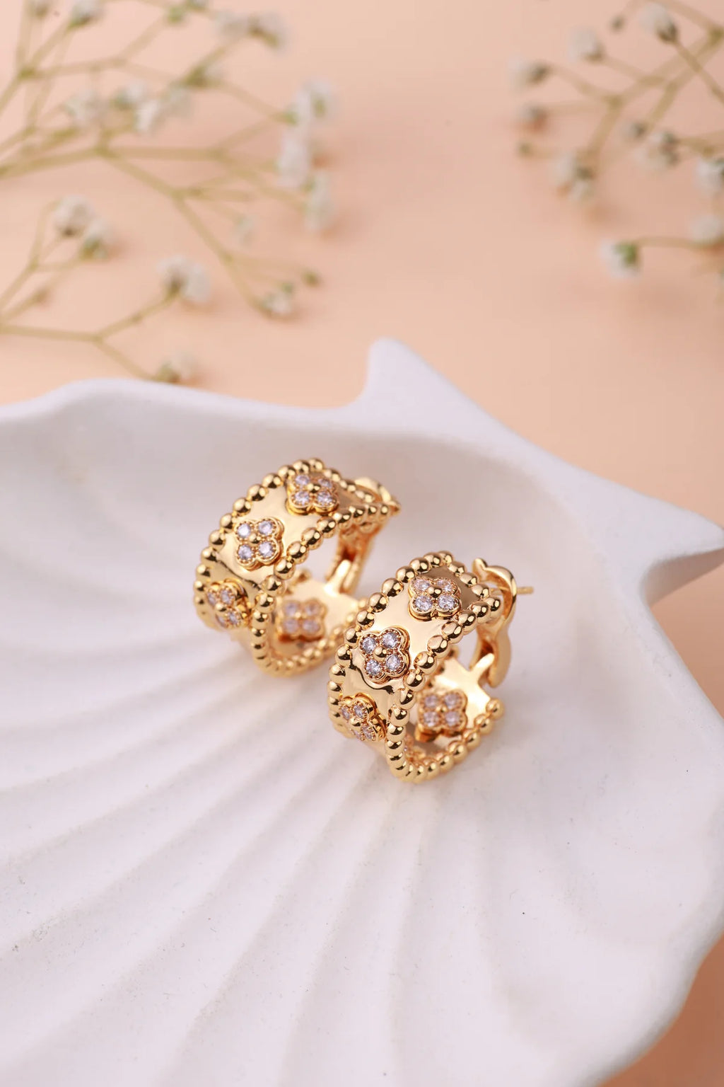 Golden Glow Studs