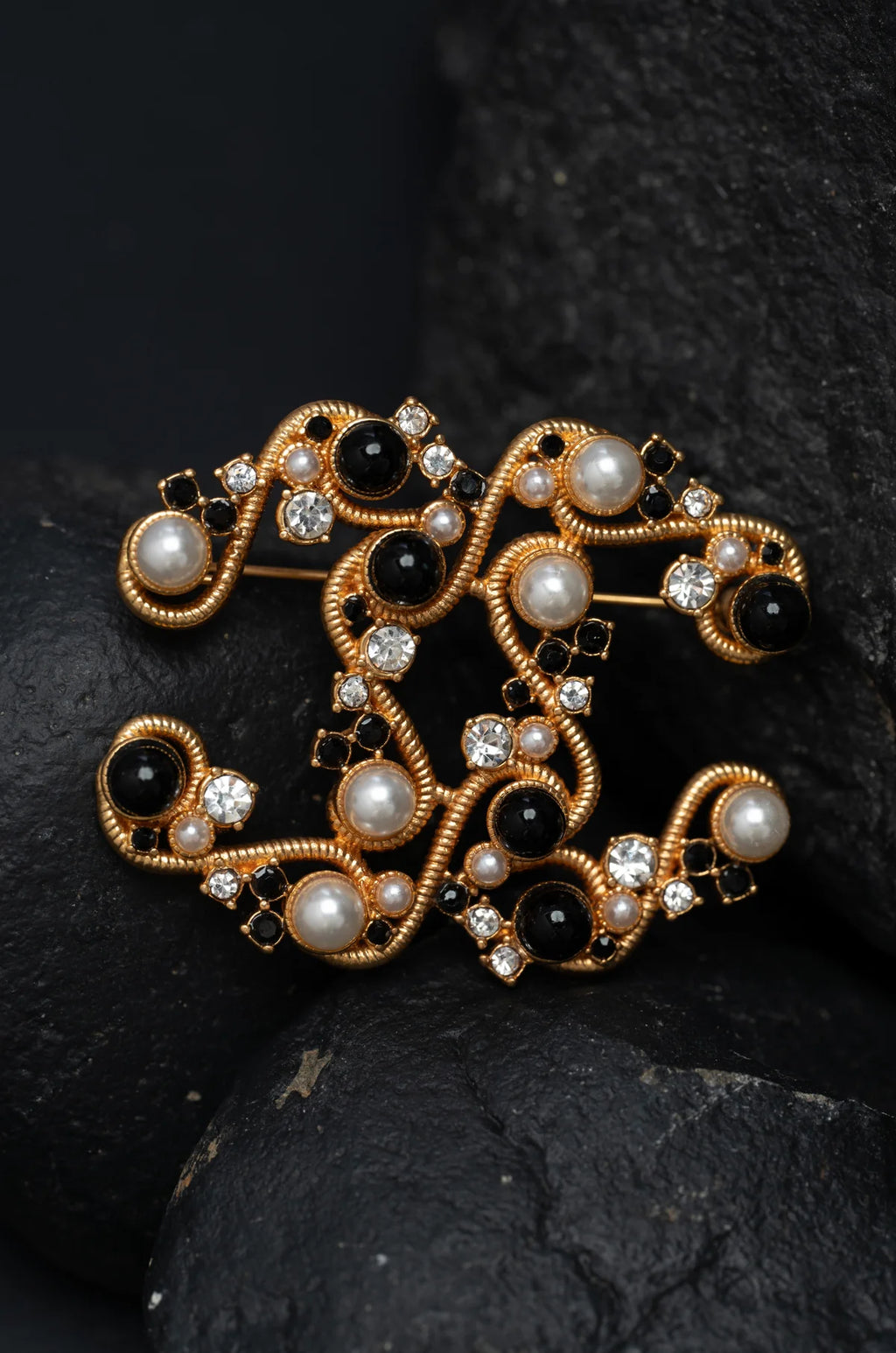 Golden Elegance Brooches