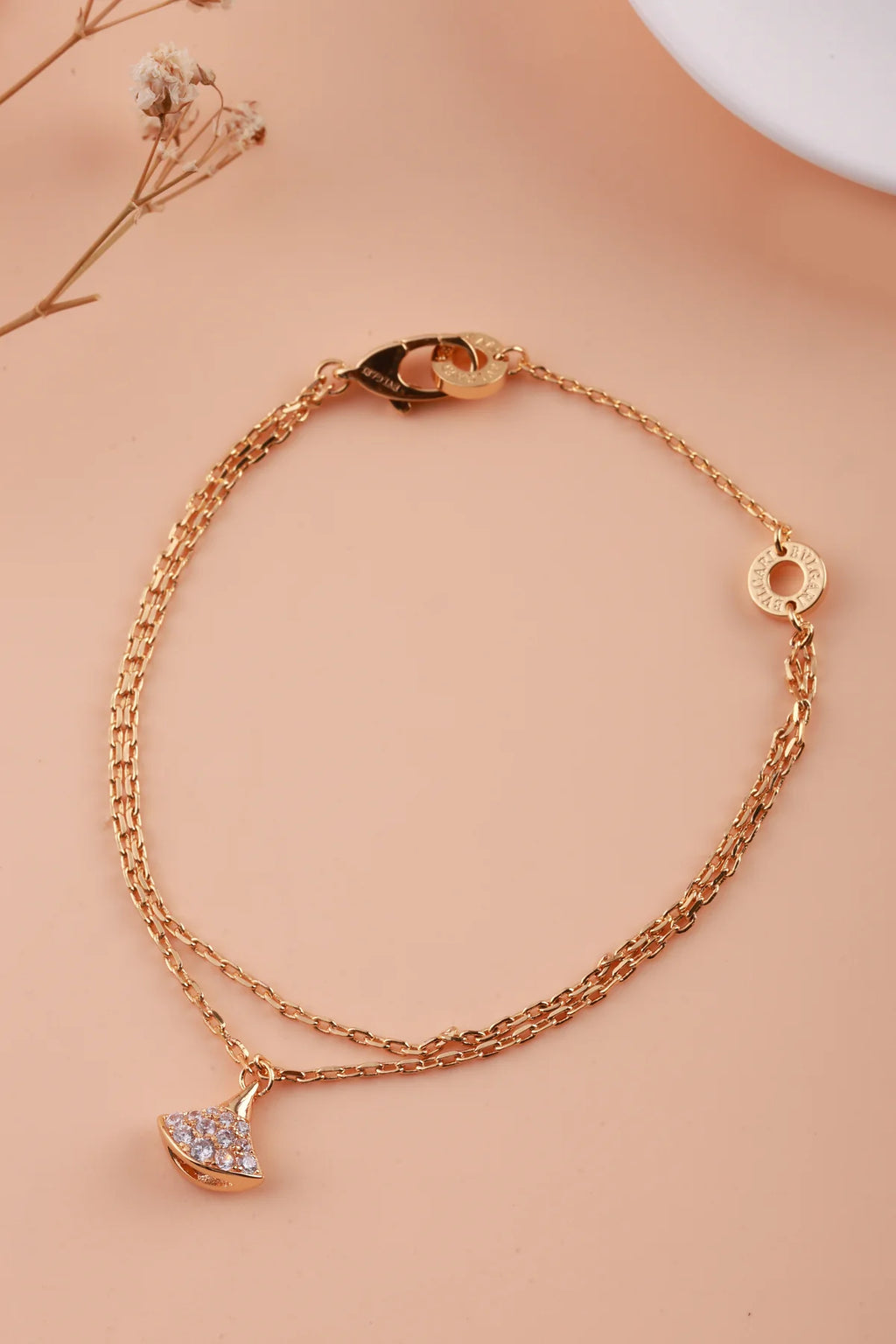 Gold Noir Bracelet