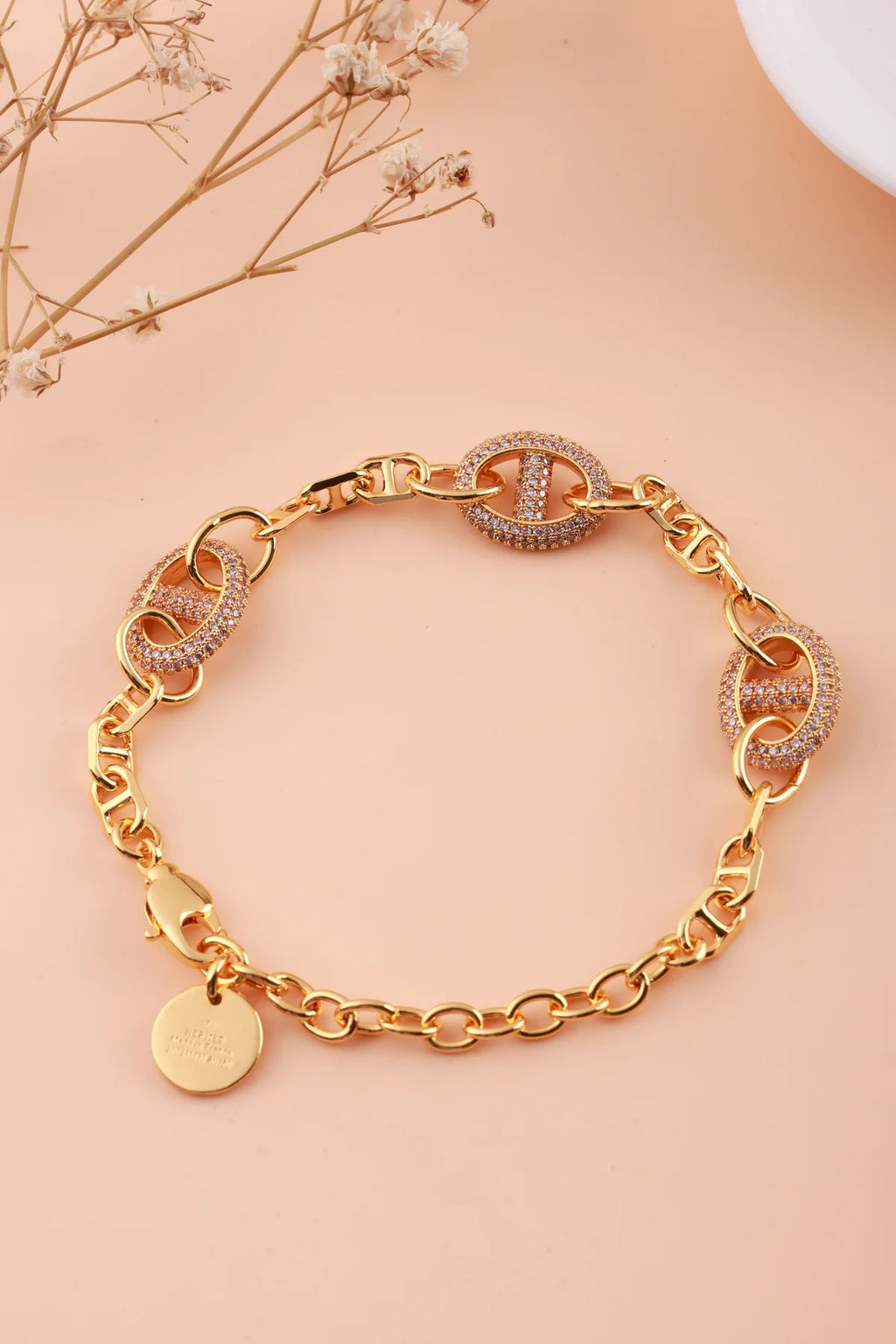 Gold Charm Bracelet
