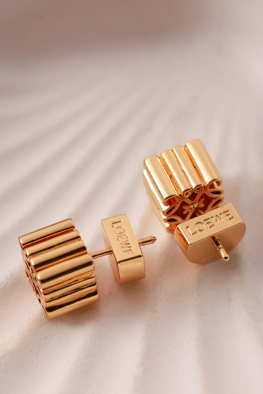 Gilded Golden Lowe Studs