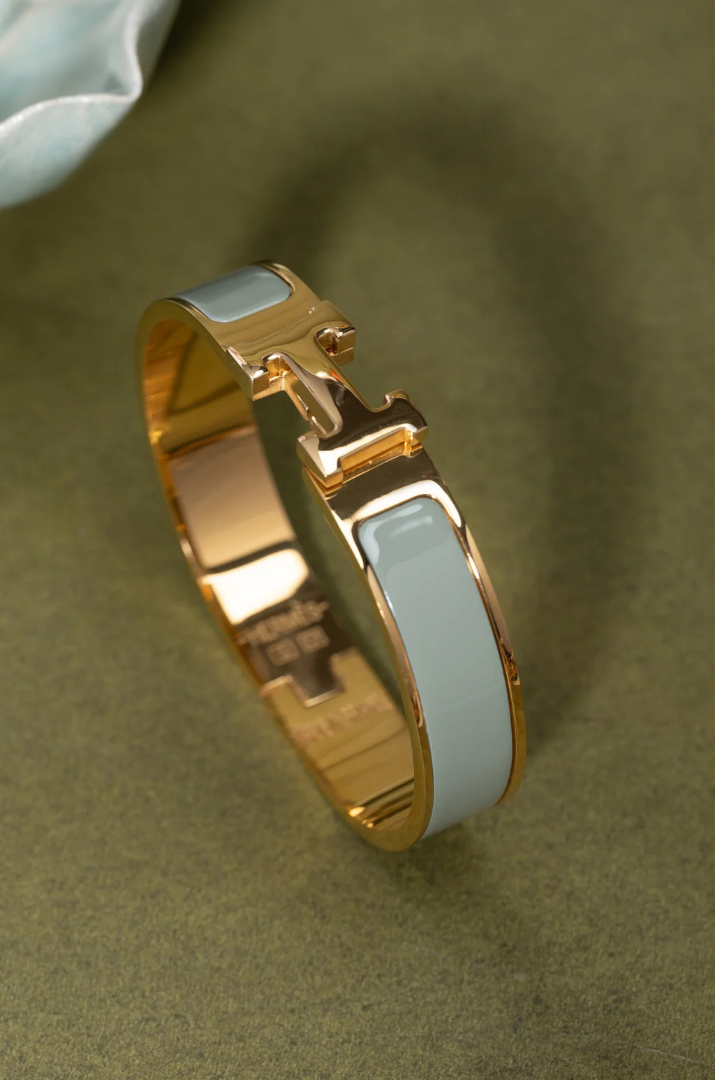 Opulent Enamel Twist Hermie Bracelet