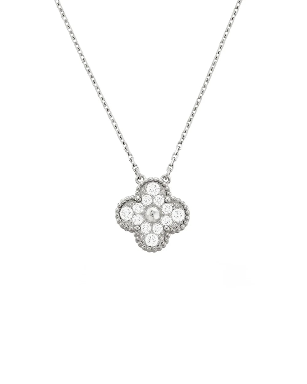 Elegant Capri Crystal Necklace in 18k Gold Plating