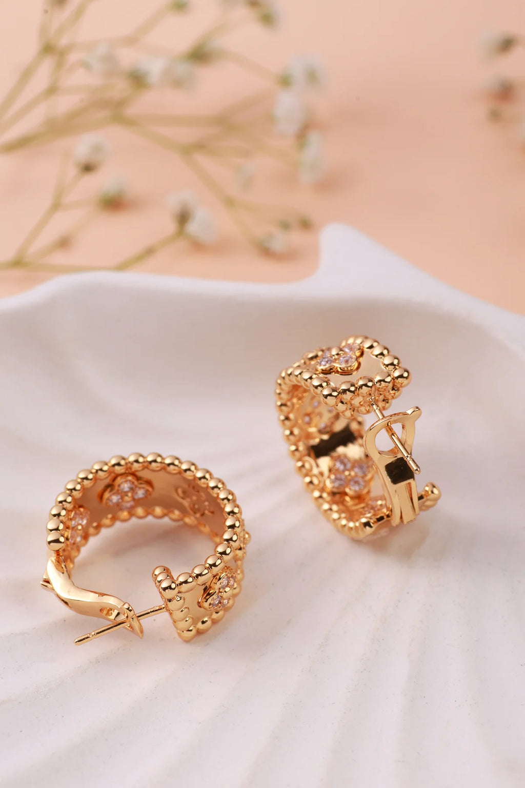 Golden Glow Studs