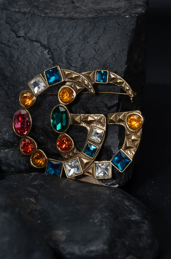 Broche prismatique de luxe