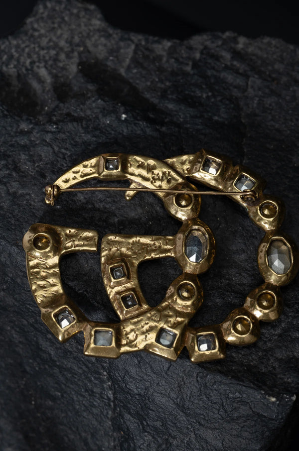Broche prismatique de luxe