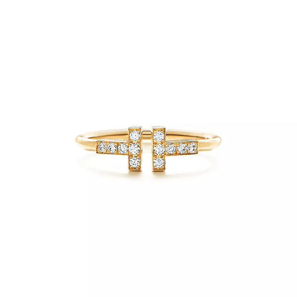 Bague en fil de diamant T