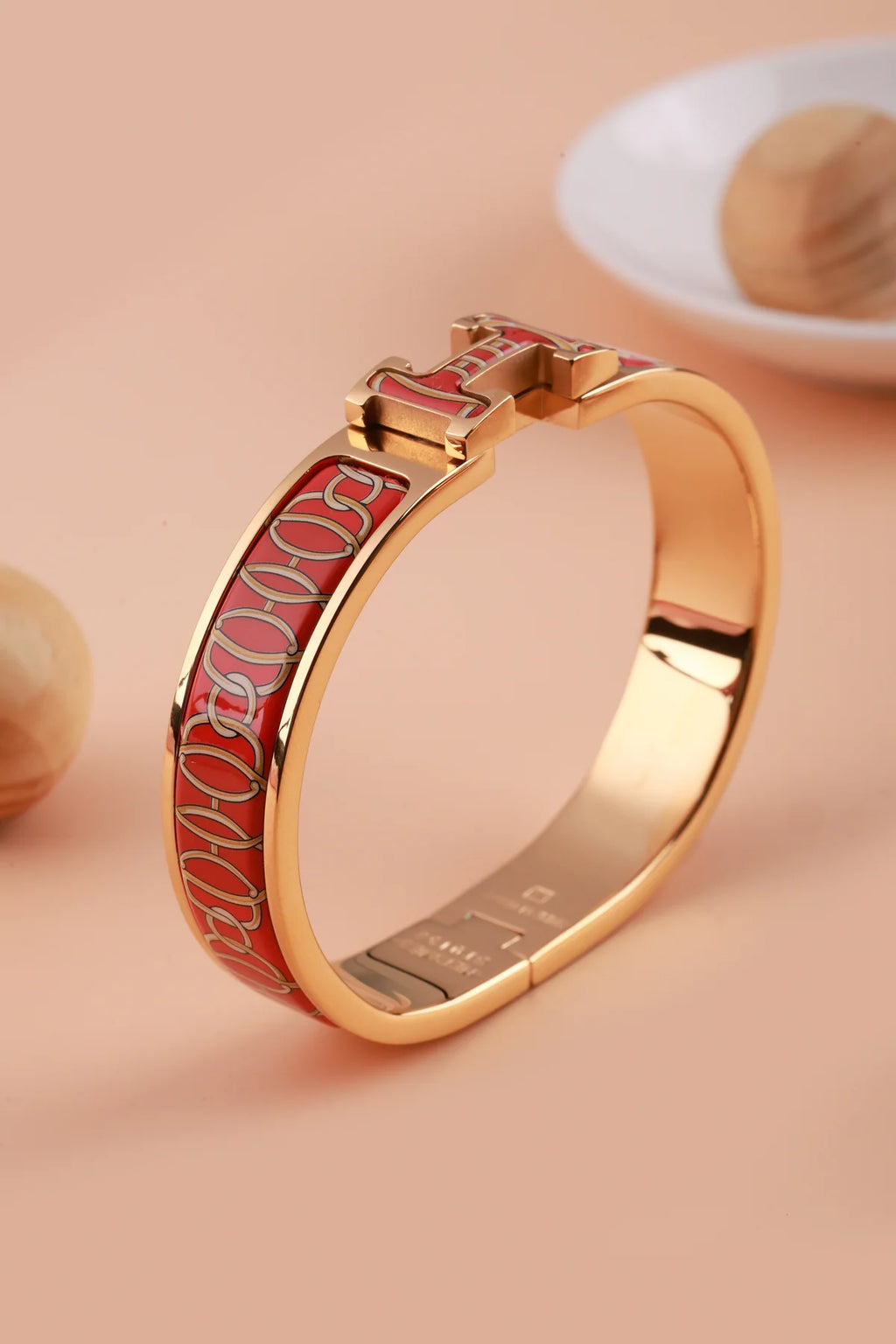 Red Chain Pattern Royal Maze Bracelet