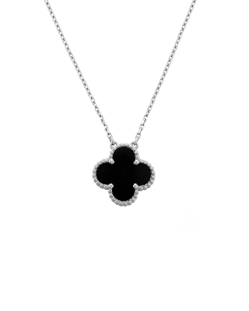 Elegant Capri Necklace in 18k Gold and Rhodium Plating