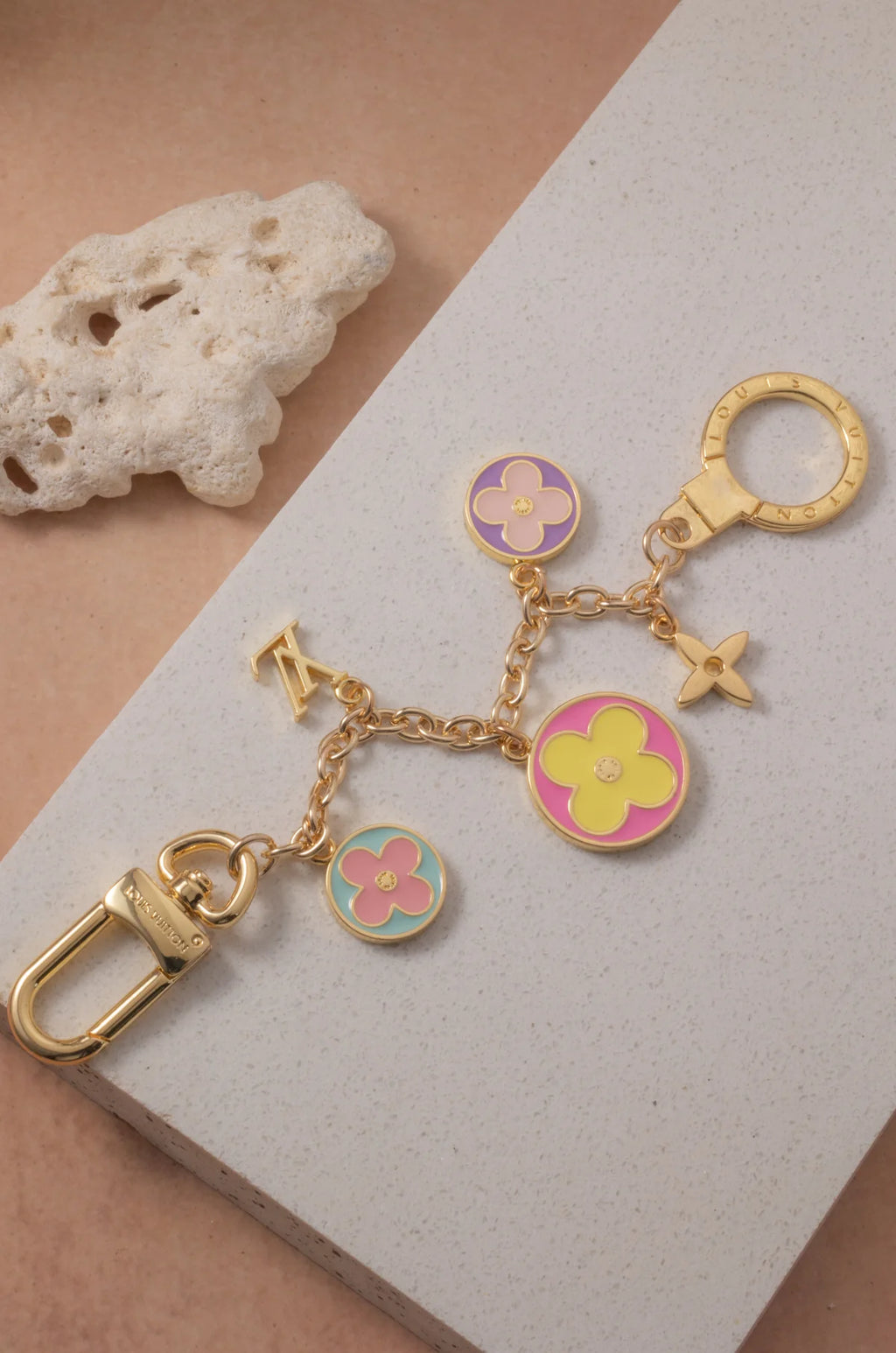 Floral Grace Elvy Bag Charm