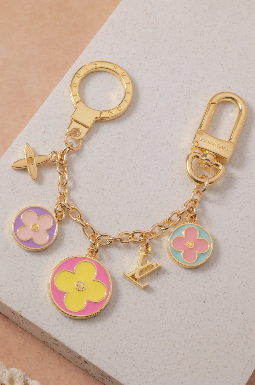 Floral Grace Elvy Bag Charm