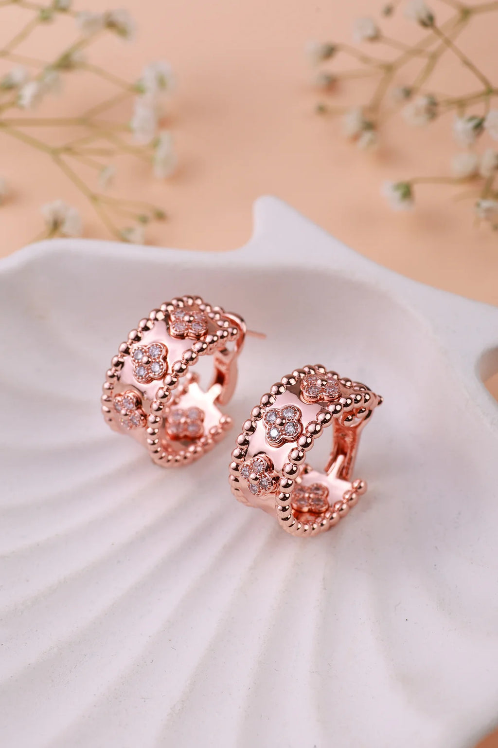 Rose Radiance Studs