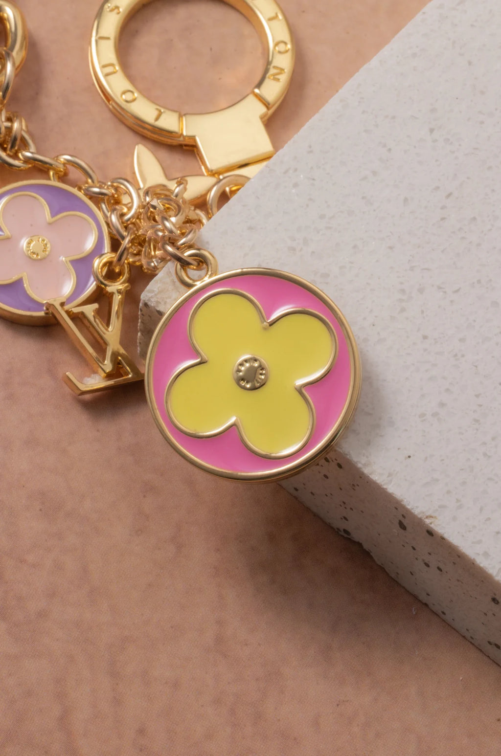 Floral Grace Elvy Bag Charm