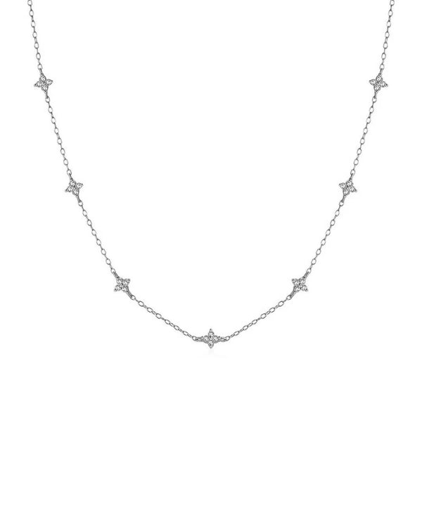 Kali Necklace Silver with Rhodium Plated 925 Sterling Silver