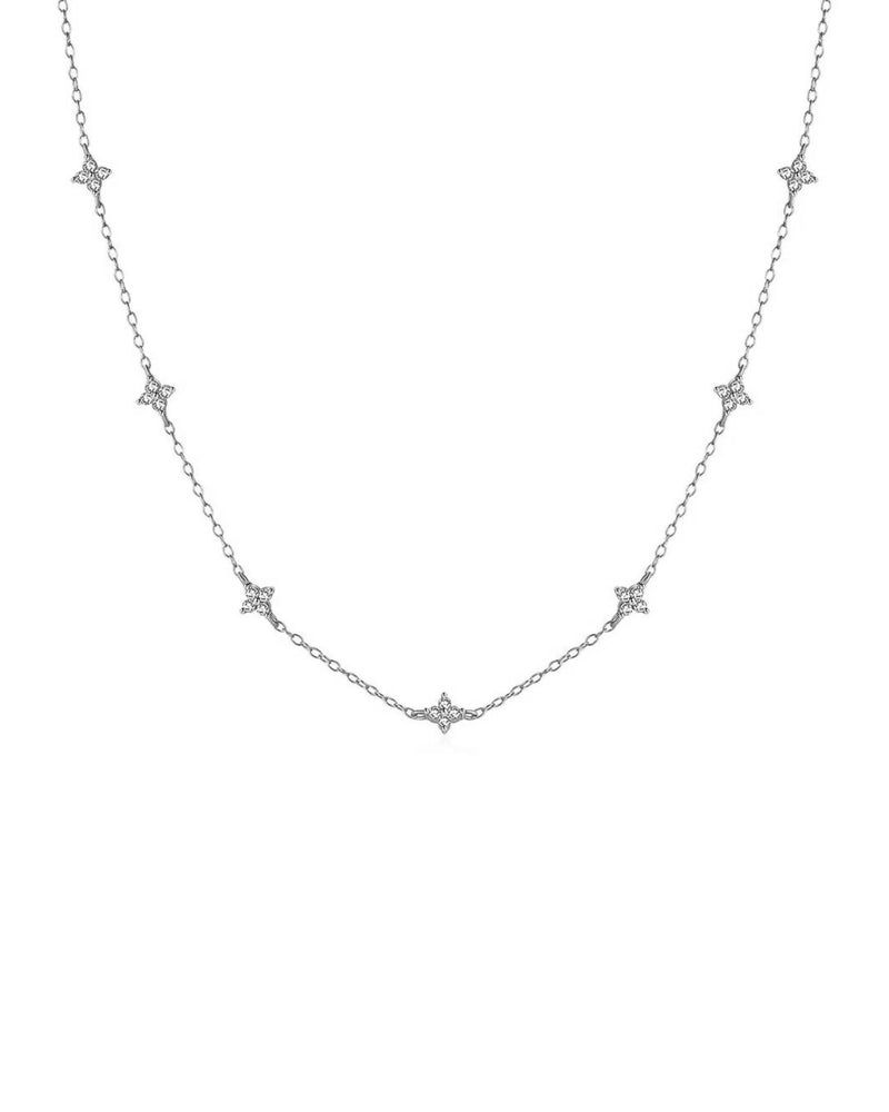 Kali Necklace Silver with Rhodium Plated 925 Sterling Silver