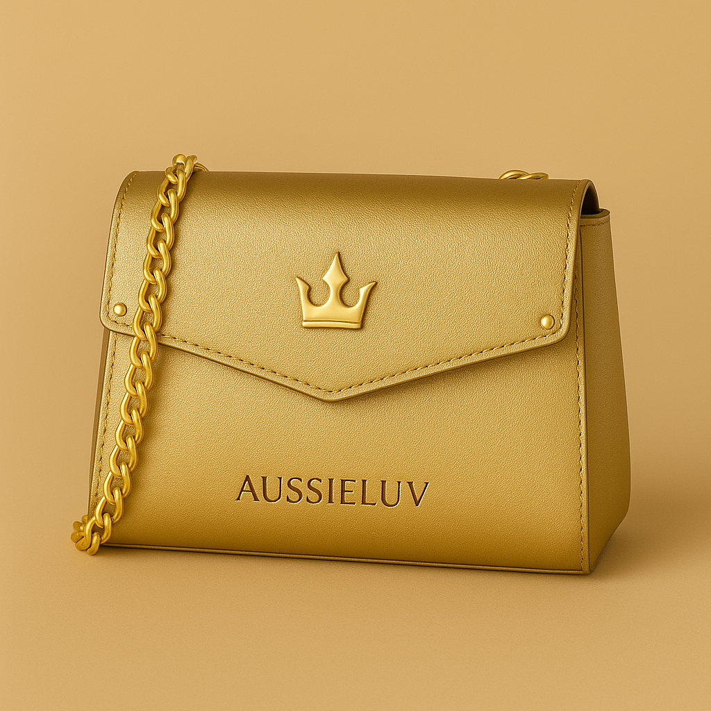 Aussieluv Gold Crown Party Bag - 📦 Pre-Order Limited Bags