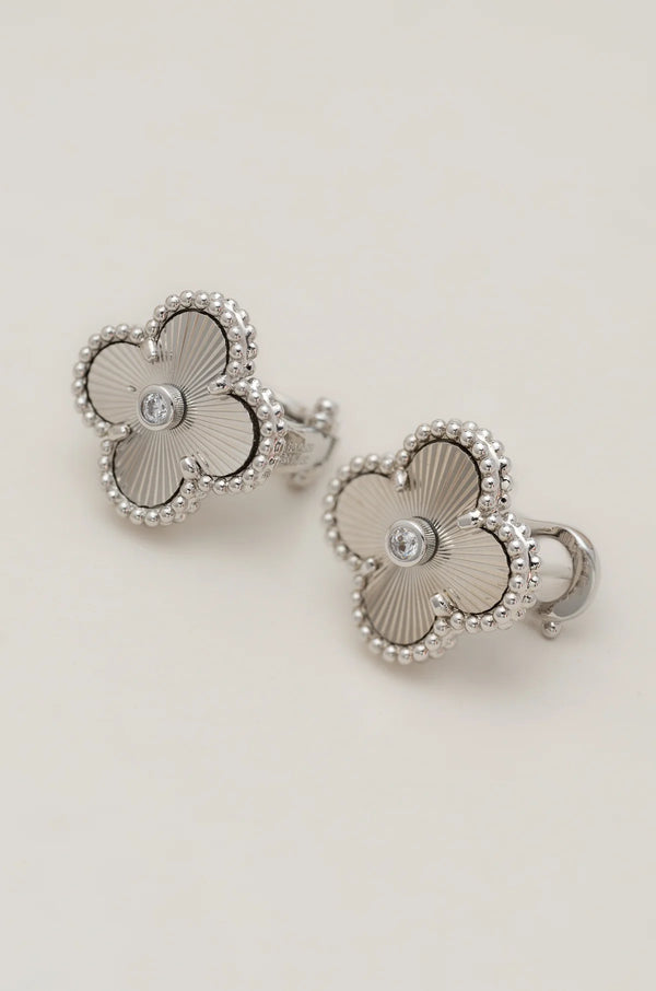 Clous d'oreilles Silver Radiance