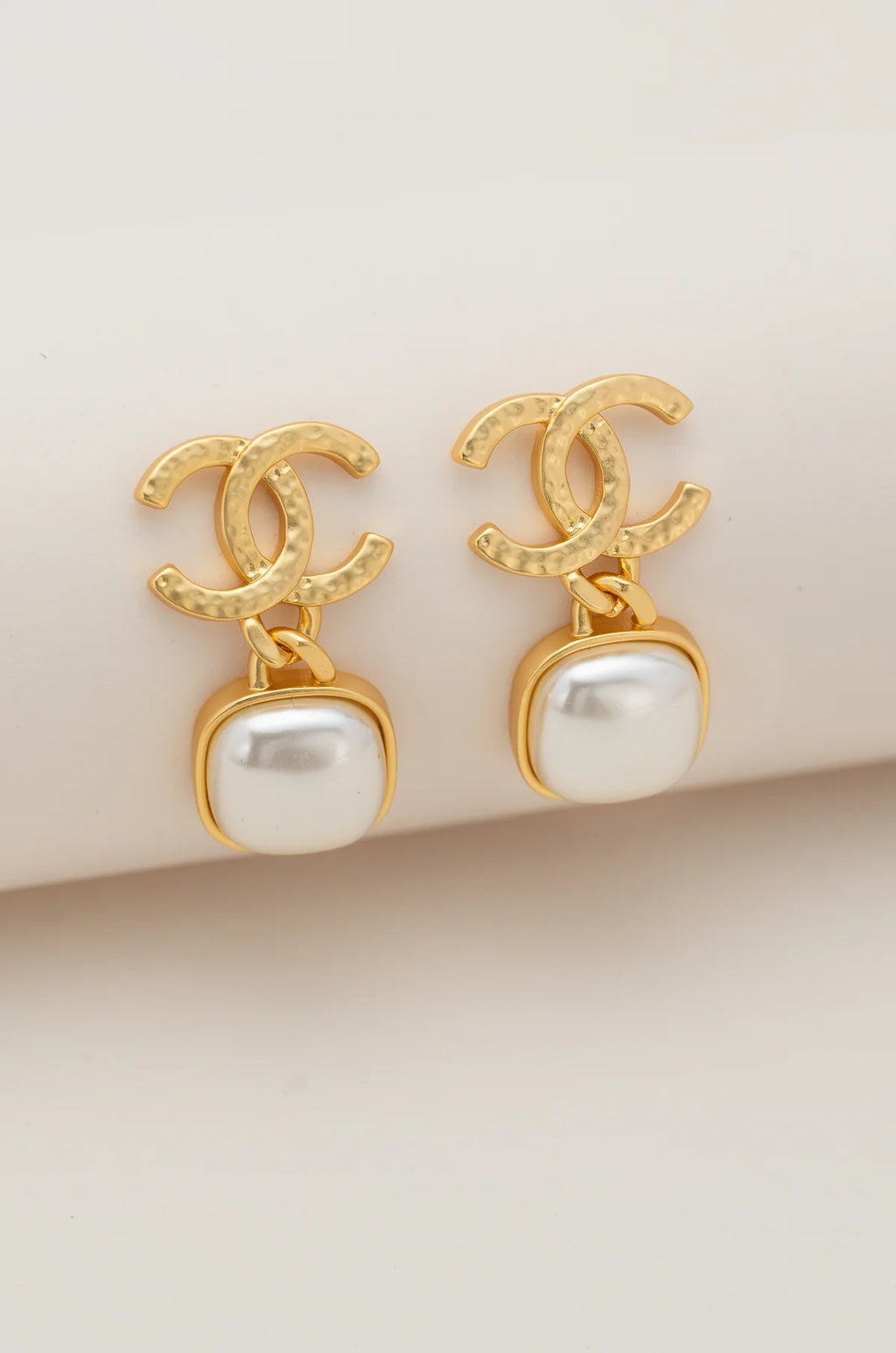 Haloed Pearl Earrings