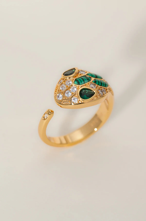 Bague serpent royale