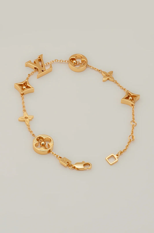 Bracelet Elvy à maillons de luxe monogramme