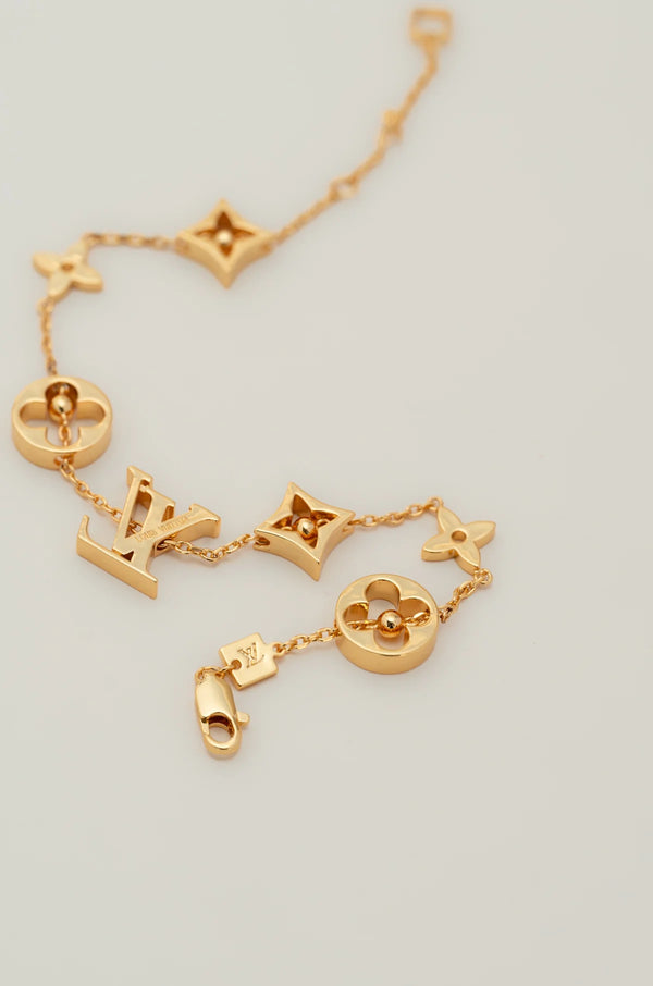 Bracelet Elvy à maillons de luxe monogramme