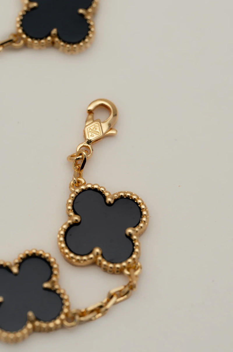 Black Gold Connection Bracelet