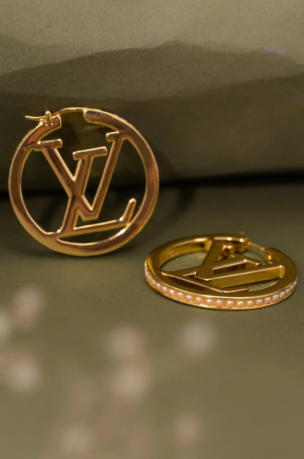 Clous d'oreilles Golden Mark brillants