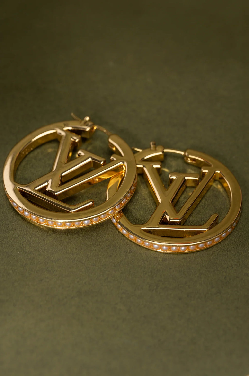 Gleaming Golden Mark Studs