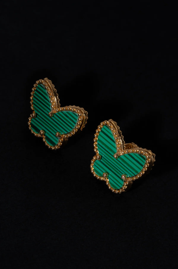 Meadow Glow Green Studs