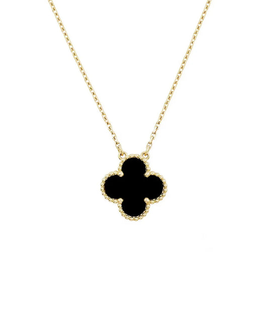 Collier Capri élégant en plaqué or 18 carats et rhodium