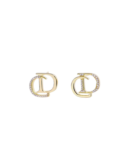 Boucles d'oreilles CD en or