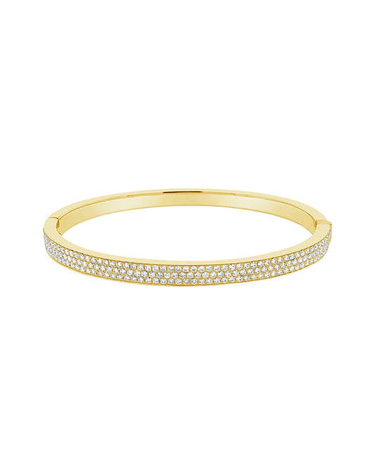 Bracelet Lolita en or plaqué 18 carats et cristaux de zircone