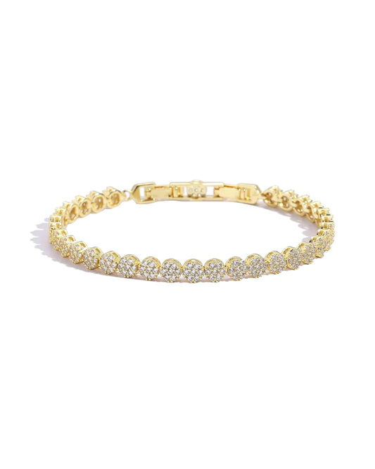 Bracelet Amelia avec breloque en cristaux de zircone 5A