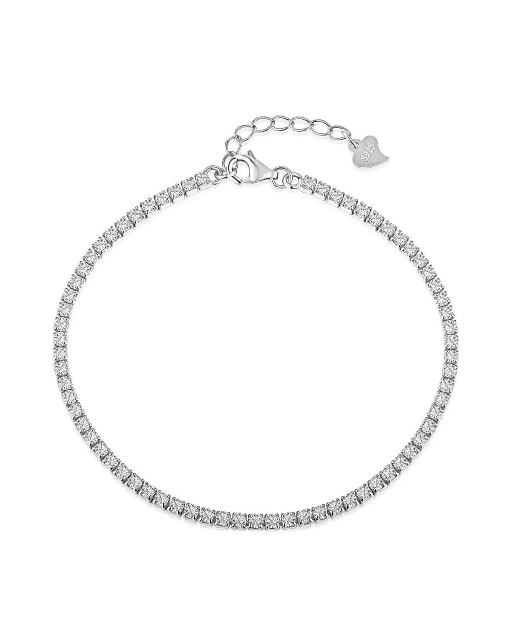 TIFFANY Tennis Bracelet Silver 2MM