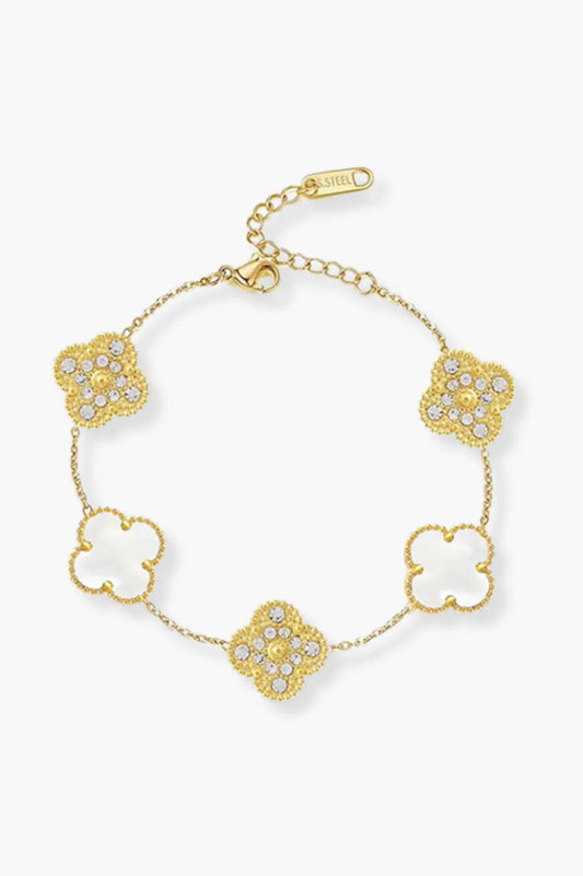 Bracelet Aussie Luxe | Or blanc